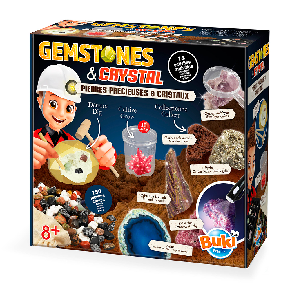 Buki - Pierres précieuses et cristaux - JEUX DE SCIENCE - Buki France