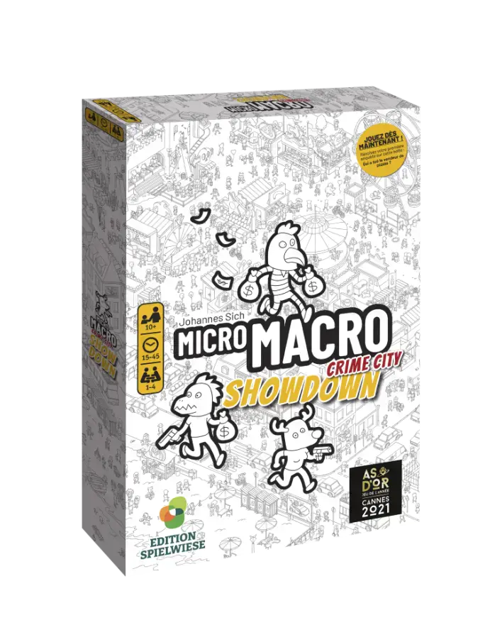 Micro Macro 4 / Showdown ( FR ) - JEUX DE SOCIÉTÉ ET FAMILLE - BLACKROCK GAMES