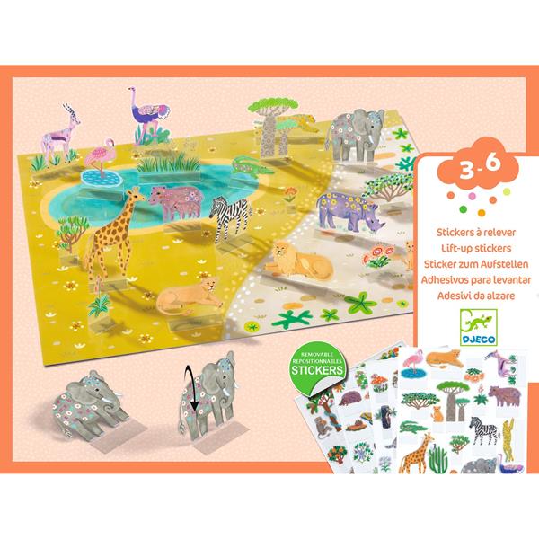 GOMMETTES À RELEVER - ANIMAUX - GOMMETTES À RELEVER - ANIMAUX - ILO